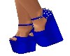 BLUE/SPIKED WEDGES