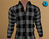 Gray PJ Shirt Plaid (M)