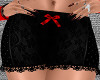 Alaya Blk Lace Red Bow