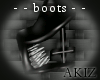 ]Akiz[ Satanic Boots
