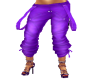 *SK*purple capri pants