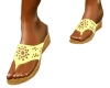 MJ1P: Pale Yellow Sandal