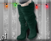 Green Winter Mid Boots