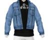 Jacket Denim + Hoodie