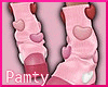 Pink Hearts Xmas Boots