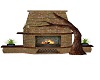 Brick Fireplace