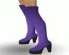 Boots Purple Glitter