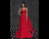 Vida Red W/ Gold Gown
