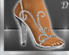 ~D~Glitter Wedding Heels