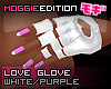 ME|LoveGlove|White/Prpl