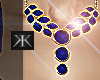 Royal blue necklace
