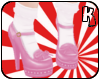 .Pink Maid Pumps