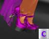 Purple Frilly Shoes