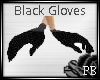 PB A Pair  Black Gloves
