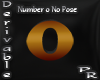 Number 0 No Pose