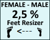 Feet Scaler 2,5%