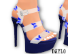 Butterfly Heels Blue