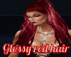 Glossy Red hair