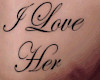 ! I Love My Wife Tattoo