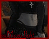-ML- Goth Lace Skirt Blk