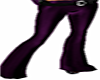Purple Leather Pants