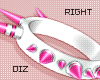 !!D Arm Spike Hot Pink R