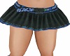 Black N Blue Mini Skirt