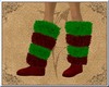 #Christmas Fur Boots