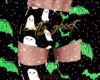 batty ghost shorties