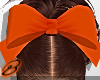 Orange Cheer Hair Bow