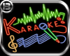 !B! Neon Karaoke Sign