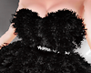 Black Cat Furry Dress