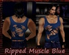 Ripped Muscle Blue