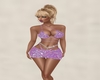 Lilac Glitter Onsie Dres