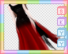 Req Red and Black Gown