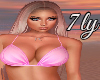 [7ly] Bikini Top Pink