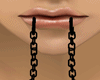 !Lef| Lip Chain Black