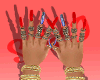 *Holo-Redz*Nails