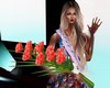 Pageant red bouquet