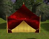 red gold bridal tent