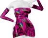 Snake Pink Dress