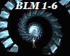 Metallic Blue Spiral