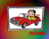 Betty Boop lil Red Car