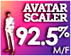 AVATAR SCALER 92.5%