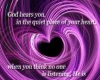 God hears you 