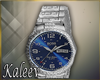 ♣ Elegant Blue Watch