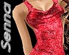 [S] red mini dress