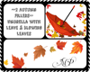 2 Autumn leaves Fillers