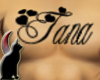 Tana chest tattoo