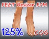 FOOT Scaler 125% 🦶
